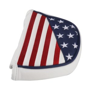 USA Flag Golf Half Mallet Putter Club Cover Headcover