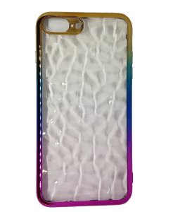 Silicone Case For iPhone 7 Plus 8 Plus Rainbow Diamond