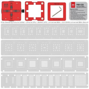 Martview RB-03 Multi-functions Automatic Positioning Universal BGA Reballing Station Holder Template