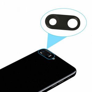 Camera Lens For iPhone 7 Plus 8 Plus Glass in Black