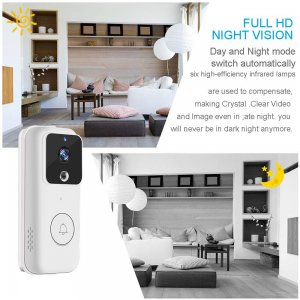 Smart Home Video Doorbell 1080P With PIR Motion Detection