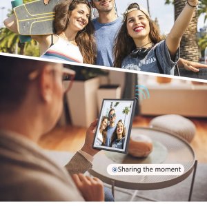 Digital Photo Sharing Frame Frameo Share your Photos and Videos with Friends and Family