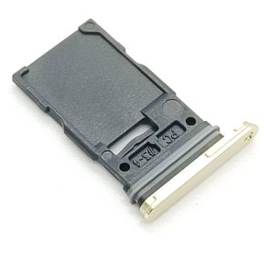 Sim Tray For Samsung S24 Gold Replacement Card Holder