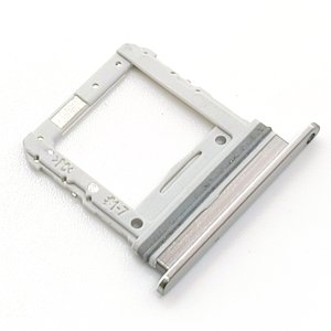 Sim Tray For Samsung Z Flip1 / Z Flip2 SIlver Replacement Card Holder