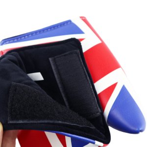 UK Flag PU Leather Putter Head Cover Protector