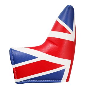 UK Flag PU Leather Putter Head Cover Protector