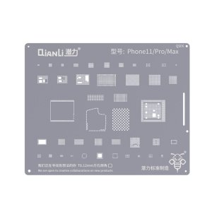 Reballing Stencil For iPhone X-14 BGA CPU IC Qianli 6 Piece Set Bumblebee