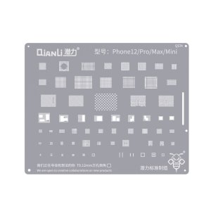 Reballing Stencil For iPhone X-14 BGA CPU IC Qianli 6 Piece Set Bumblebee