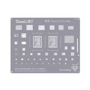 Reballing Stencil For iPhone X-14 BGA CPU IC Qianli 6 Piece Set Bumblebee