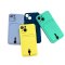 Case For iPhone 15 Silicone Card Holder Protection in Navy