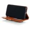 Flip Case For iPhone 13 Pro Wallet with Zip and Card Holder Brown