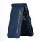 Flip Case For iPhone 13 Pro Max Wallet with Zip and Card Holder Blue