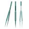 2UUL Ti02 Angled Tweezers Titanium Alloy Ultra Precice For Micro Soldering