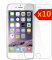 Screen Protectors For iPhone 7 Plus 8 Plus Bulk Pack of 10x Tempered Glass