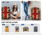 Suitcase Cover Protective Skin Elasticated Cover Union Jack 29x32 Inch XLarge