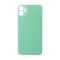 Glass Back For iPhone 11 Plain in Green