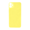 Glass Back For iPhone 11 Plain in Yellow