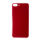 Glass Back For iPhone 8 Plus Plain in Red