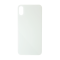 Glass Back For iPhone X Plain in White