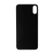 Glass Back For iPhone XS Plain in Black