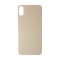 Glass Back For iPhone XS Max Plain in Gold