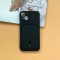 Case For iPhone 15 Silicone Card Holder Protection in Black