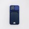 Case For iPhone XS Max in Blue Ultra thin Case with Card slot Camera shutter