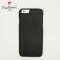 Case For iPhone 6 6S Plus Pierre Cardin Genuine Leather Back Cover in Black