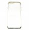 For iPhone 6 Plus / 6s Plus - Clear Silicone Case With Gold Trim