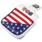 USA Flag Golf Square Mallet Putter Club Cover Headcover