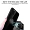 Case For iPhone 11 Pro Black Slim Clear Cover With Magnetic Ring Holder Stand