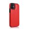 Case For iPhone 14 Plus 15 Plus in Red Flip Leather Multi Card Holder