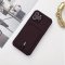 Silicone Card Holder Protection Case For iPhone 15 Pro Max in Plum