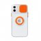 Case For iPhone 12 Pro in Orange Camera Lens Protection Cover Soft TPU