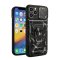 Case For iPhone 13 Mini in Black Hybrid Armoured Cover Shockproof