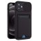 Case For iPhone 12 Pro Max in Black Ultra thin with Card slot Camera shutter