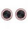 Camera Protectors For iPhone 13 13 Mini A Set of 2 Red Jewelled Glass