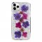 Case For iPhone 11 Pro Max KDOO Flowers Purple