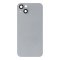 Glass Back For iPhone 14 Plus Starlight White Battery Door Camera Lens Bezel Magnetism Ring + Metal Plate Plain Without Logo