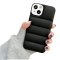 Case For iPhone 13 Black Puffer Down Jacket