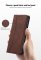 Flip Case For iPhone 15 Leather Multi Card Holder Phone Case Stand in Brown