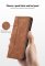 Flip Case For iPhone 15 Pro Max Leather Multi Card Holder Case Stand in Tan