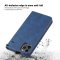 Flip Case For iPhone 15 Leather Multi Card Holder Phone Case Stand in Blue