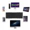 Bluetooth Keyboard For Android iOS Windows Tri Fold Black