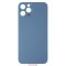 Glass Back For iPhone 13 Pro Max Plain in Blue