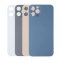 Glass Back For iPhone 13 Pro Max Plain in Silver