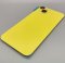 Glass Back For iPhone 14 Plus Yellow Battery Door Camera Lens Bezel Magnetism Ring + Metal Plate Plain Without Logo