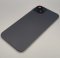 Glass Back For iPhone 15 Plus Black Battery Door Camera Lens Bezel Magnetism Ring + Metal Plate Plain Without Logo