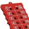 Portable 18-Hole Golf Scorecard Score Counter Red