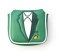 Green Jacket Golf Half Mallet Putter Club Cover Headcover